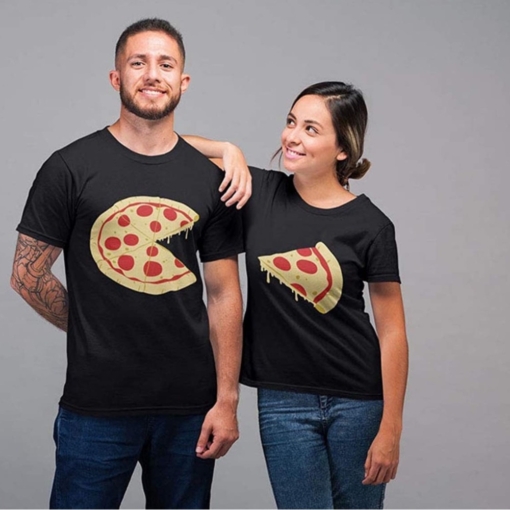 Couples shirt set pizza 🍕
